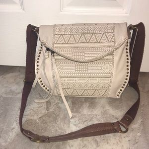 The Sak white leather bag